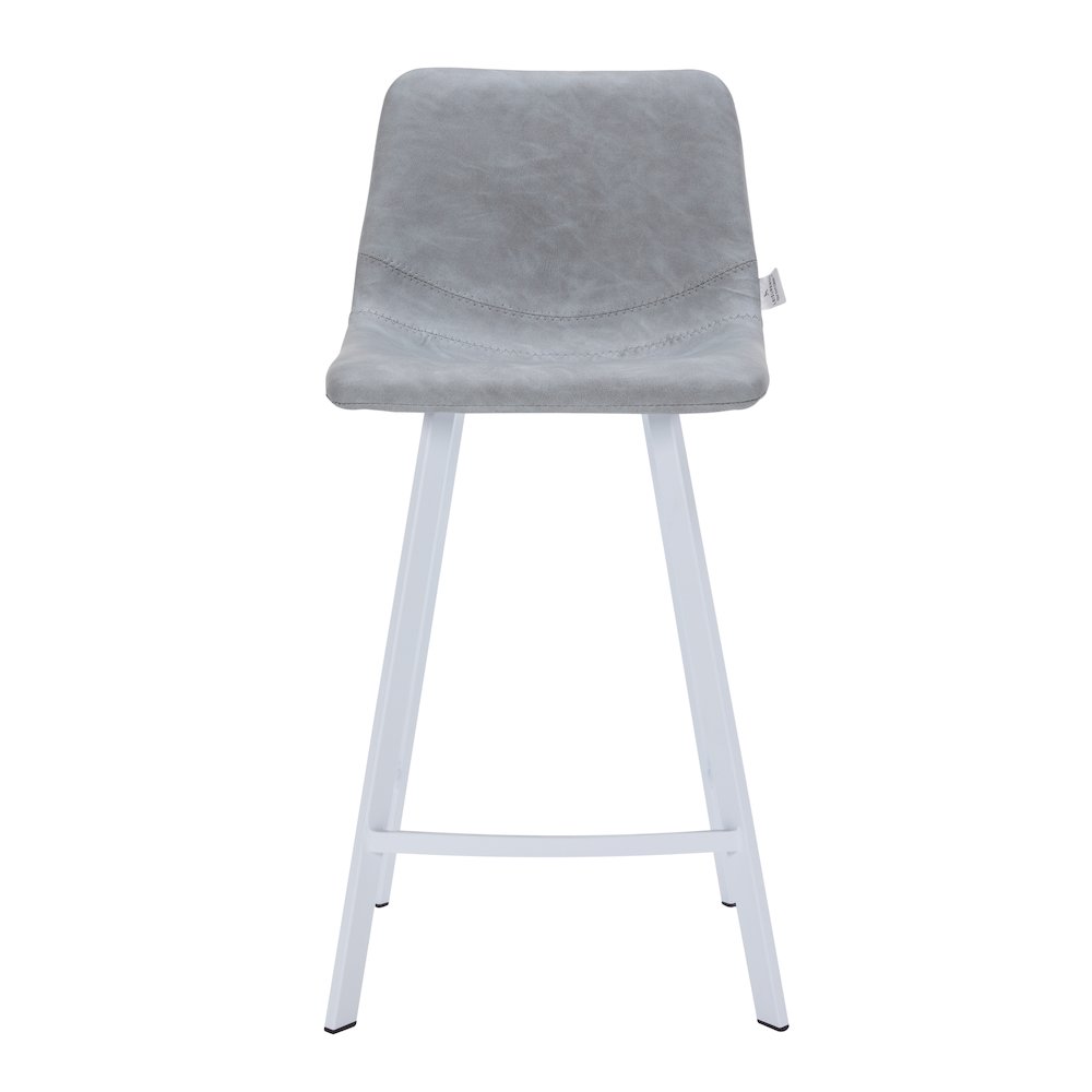 Elland - Counter stool -Light Grey- White base. Picture 7