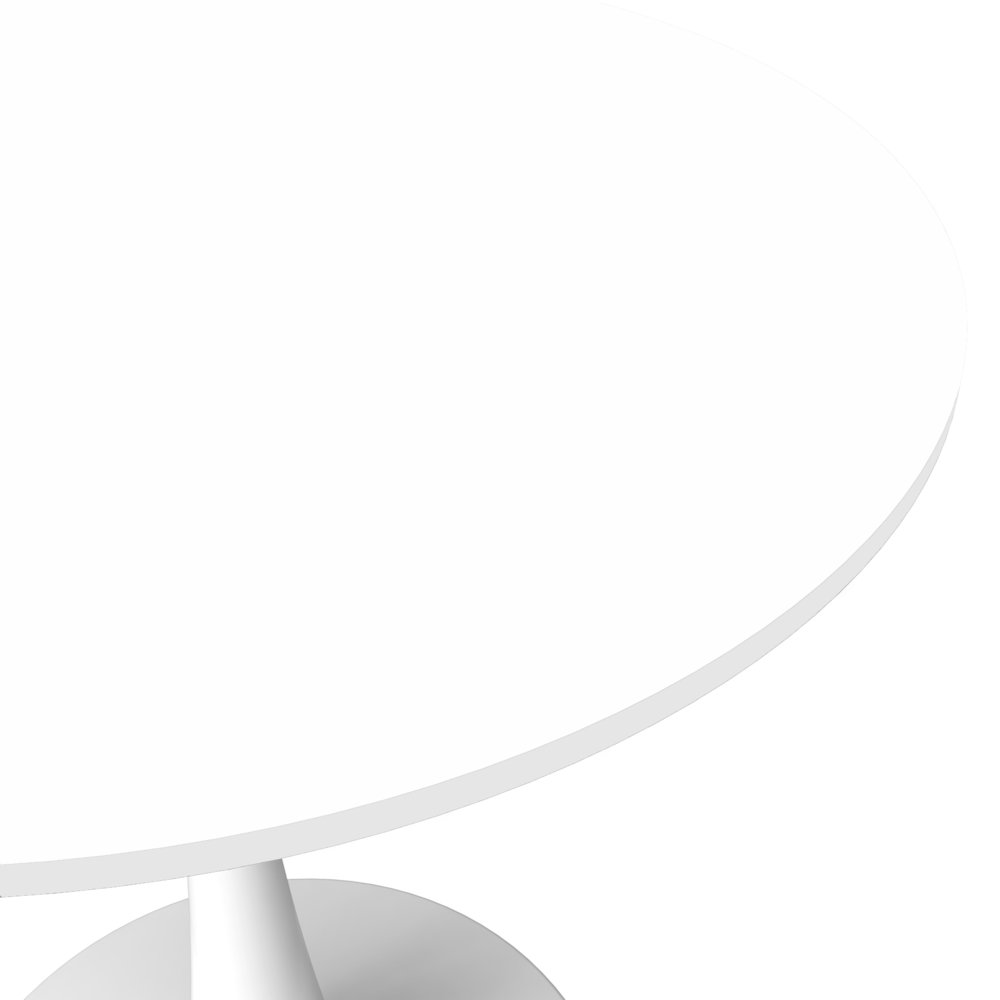 Bristol, 40" Round dining table in White. Picture 17