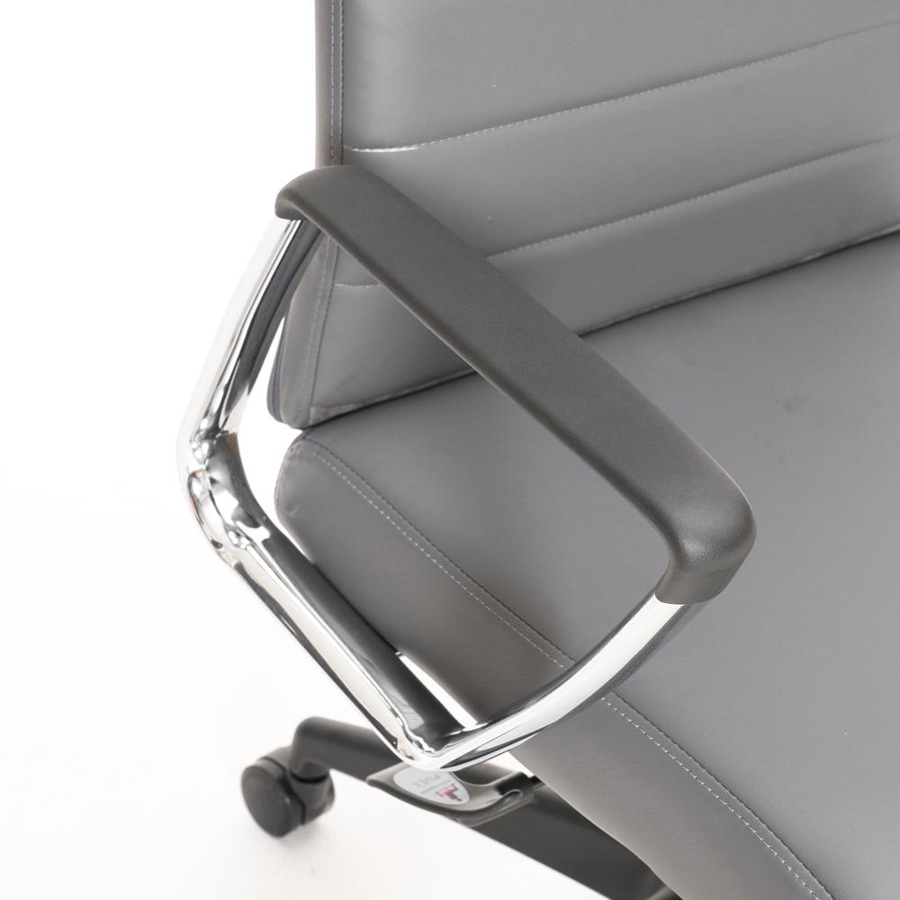 Hilton Modern High-Back Leather Office Chair. Picture 15