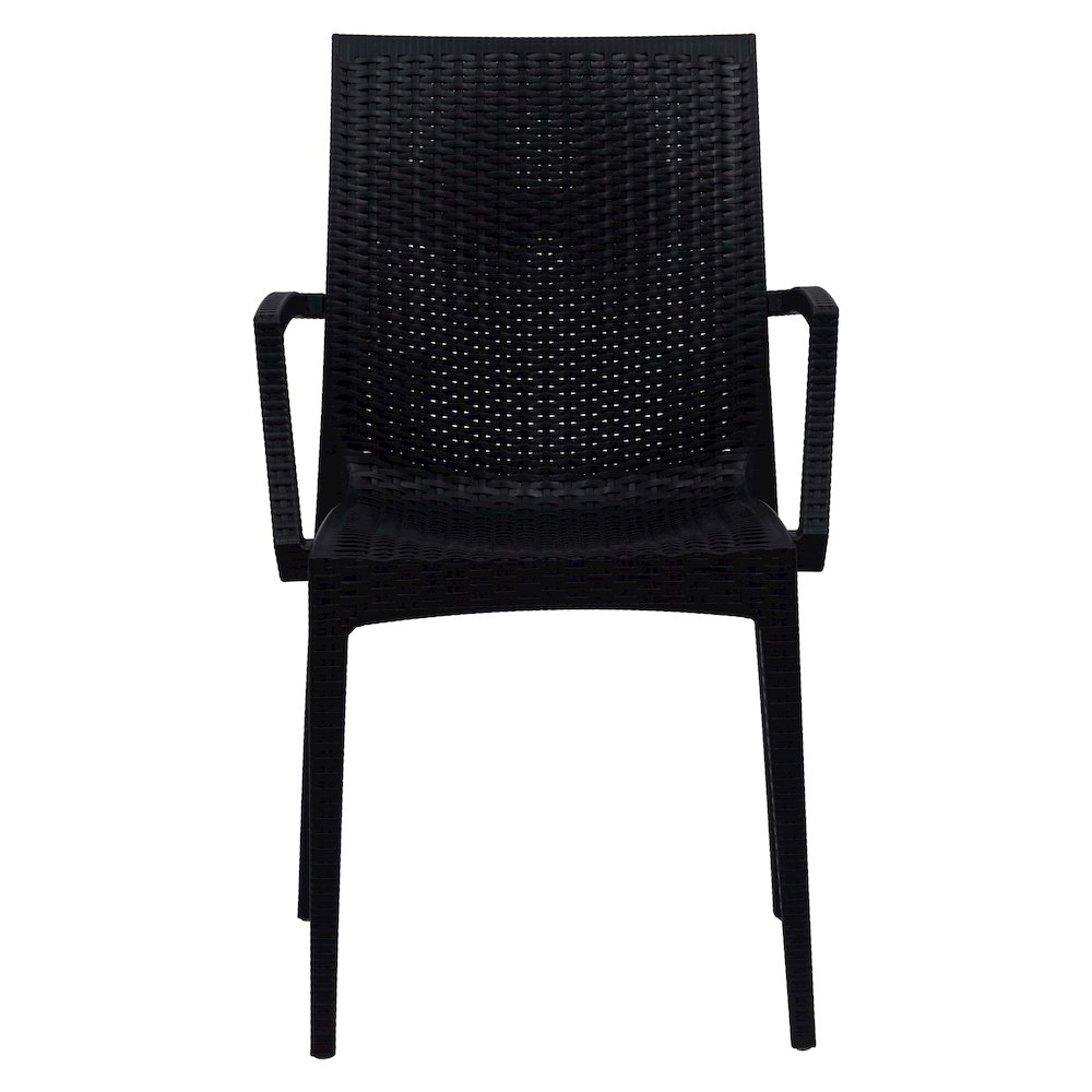 Weave Mace Indoor/Outdoor Chair (With Arms). Picture 3