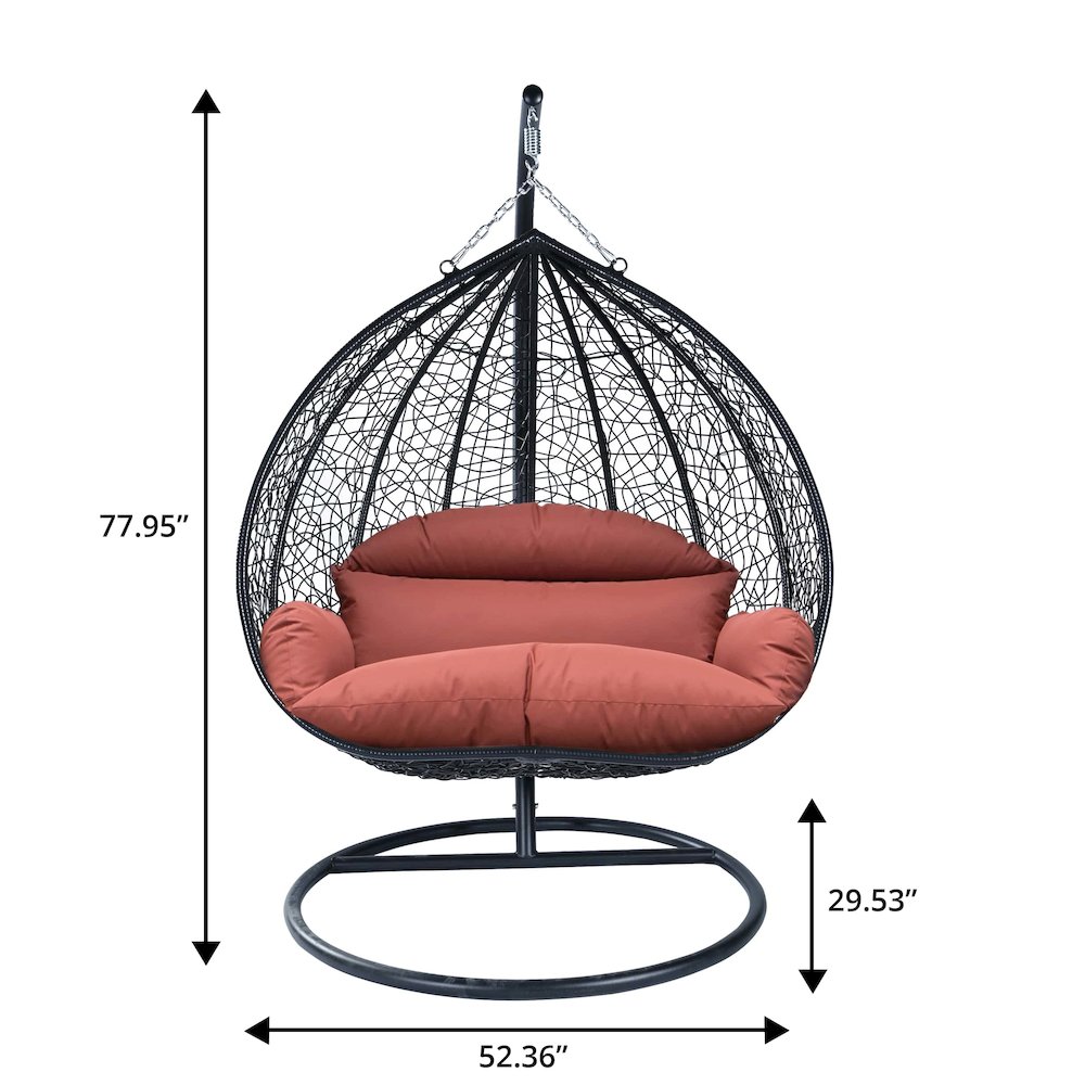Recluse Collection Modern Outdoor Swing Chair. Picture 13