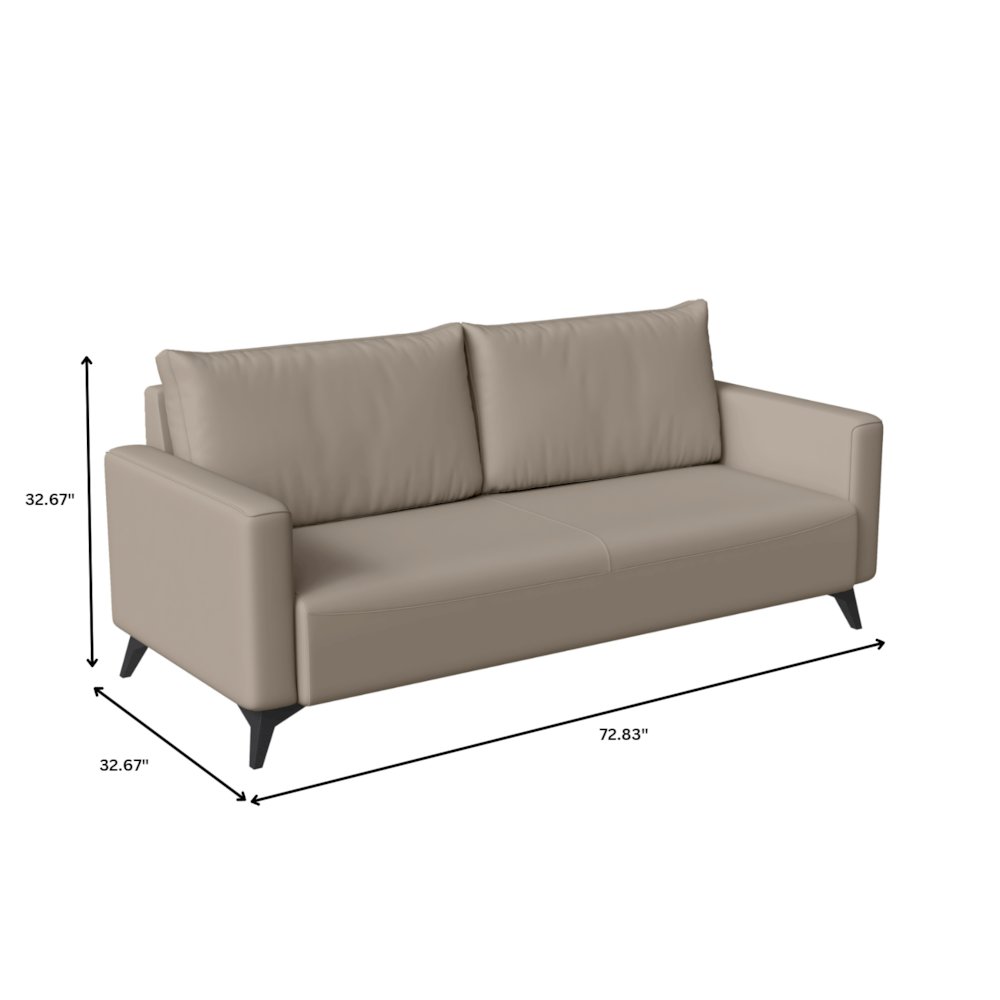 Inno Collection Three Seater Sofa In Taupe. Picture 11