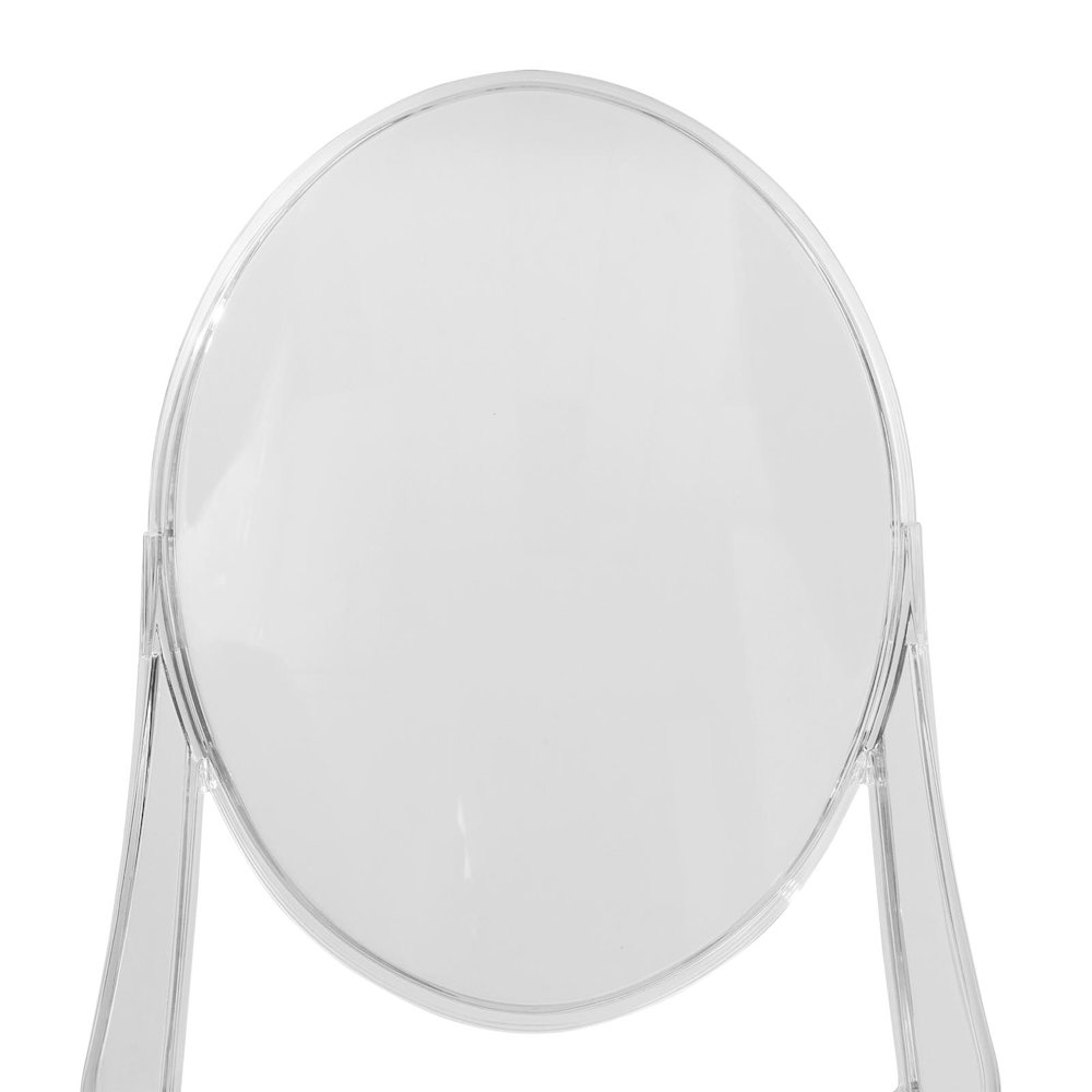Marion Transparent Acrylic Modern Chair, Set of 2. Picture 5