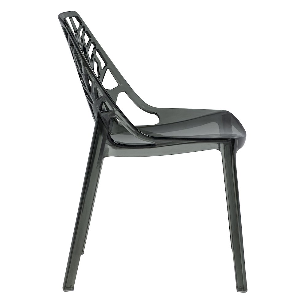 Cornelia Modern Spring Cut-Out Tree Design Stackable Dining Chair. Picture 4