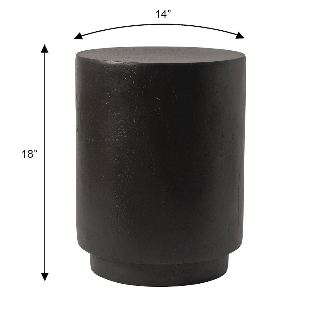 Modern Side End Table Ramble Series In Black. Picture 13