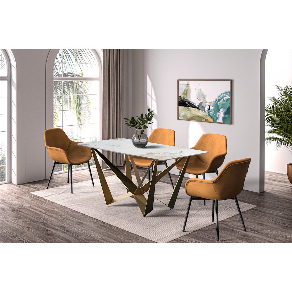Nuvor Mid-Century Modern Dining Table. Picture 9