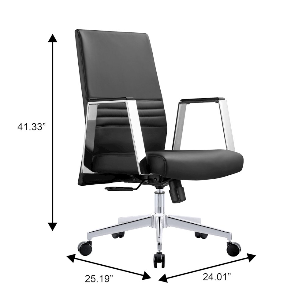 Aleen Office Chair in Black. Picture 1