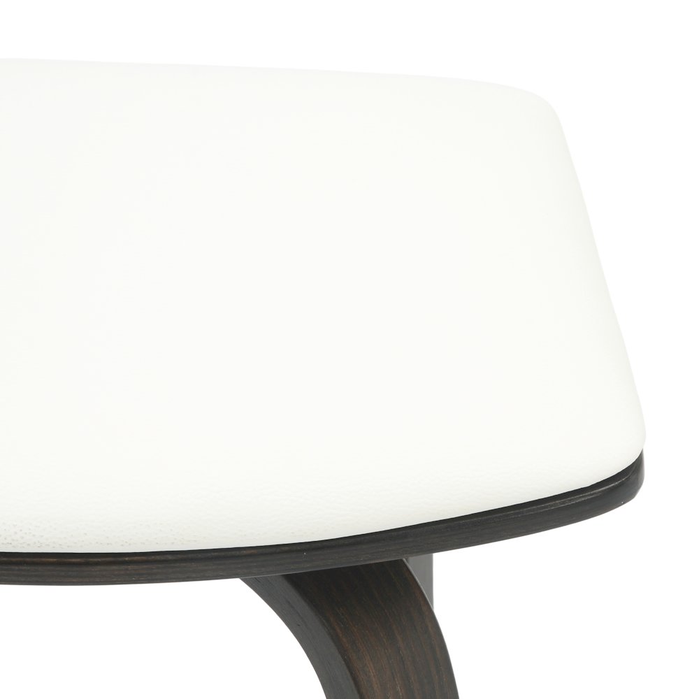 Wooden Counter Stool in White. Picture 12