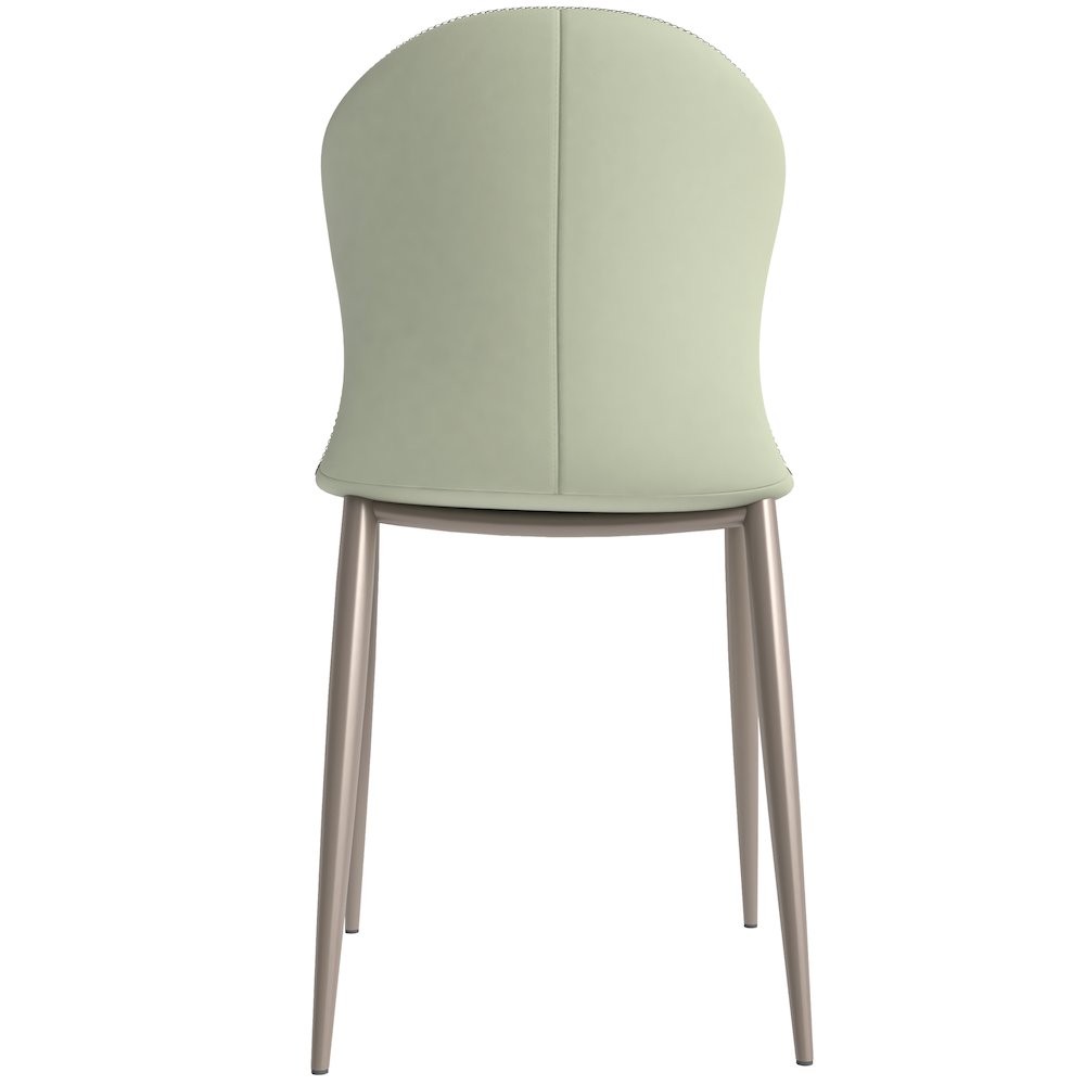 Mosaic Collection Modern Dining Chair in Light Grey - Set of 2. Picture 18