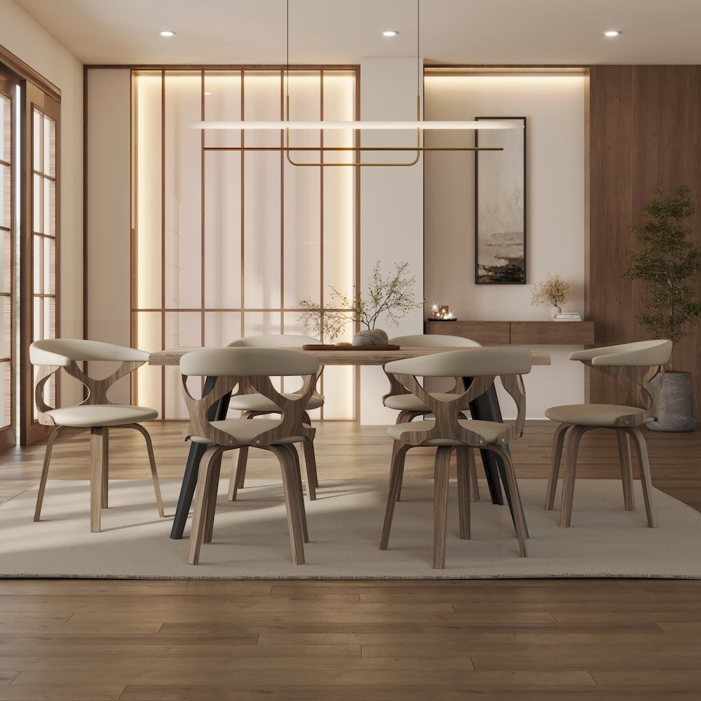 Modern Wooden Dining Chair. Picture 6