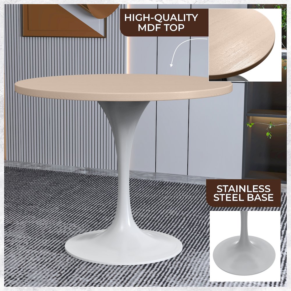 Verve Collection 36 Round Dining Table. Picture 2