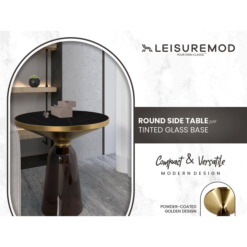 Tully Collection Glass side Table. Picture 20