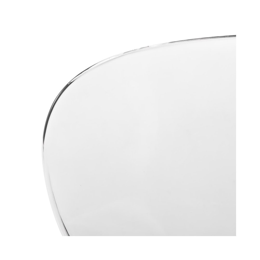 Modern Oyster Transparent Side Chair. Picture 11