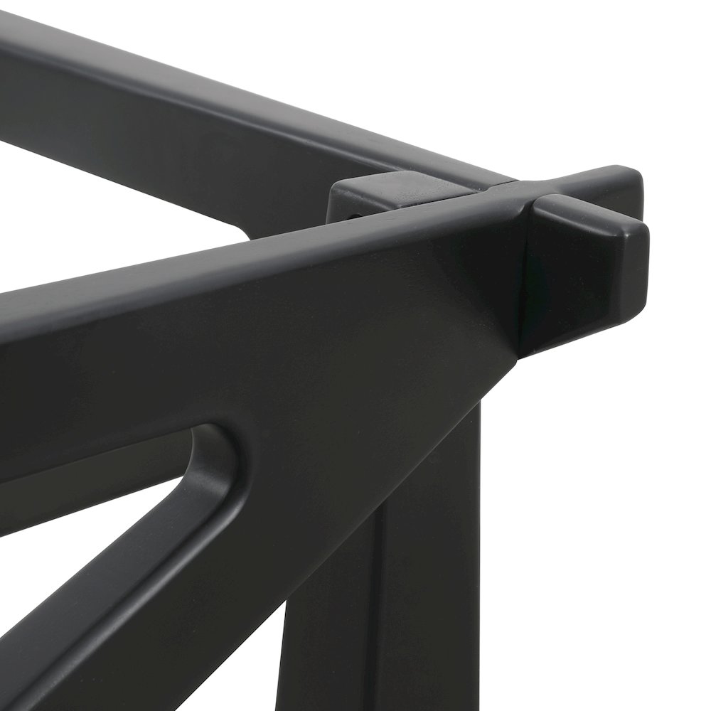Imperial Triangle Coffee Table Base in Black. Picture 6