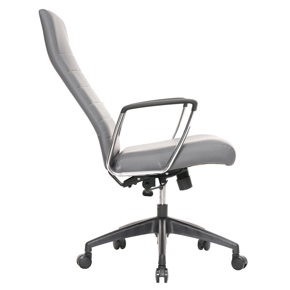 Hilton Modern High-Back Leather Office Chair. Picture 22