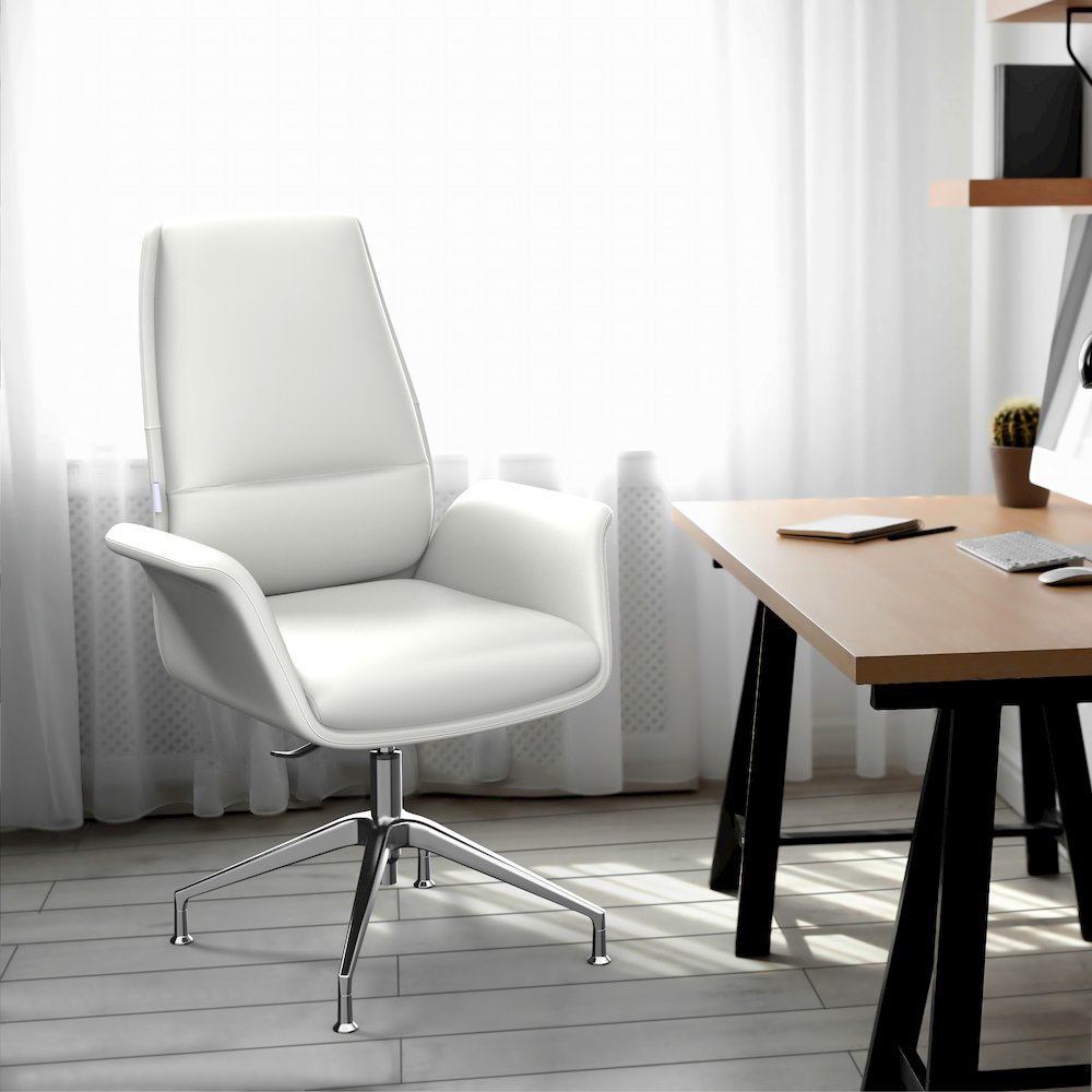 Summit Office Chair in White. Picture 6