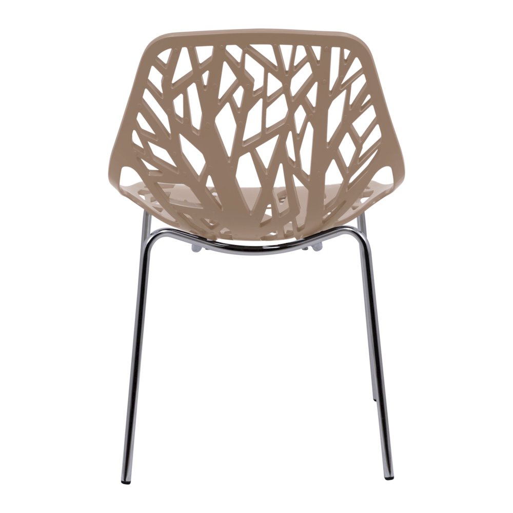 Modern Asbury Dining Chair w/ Chromed Legs. Picture 16