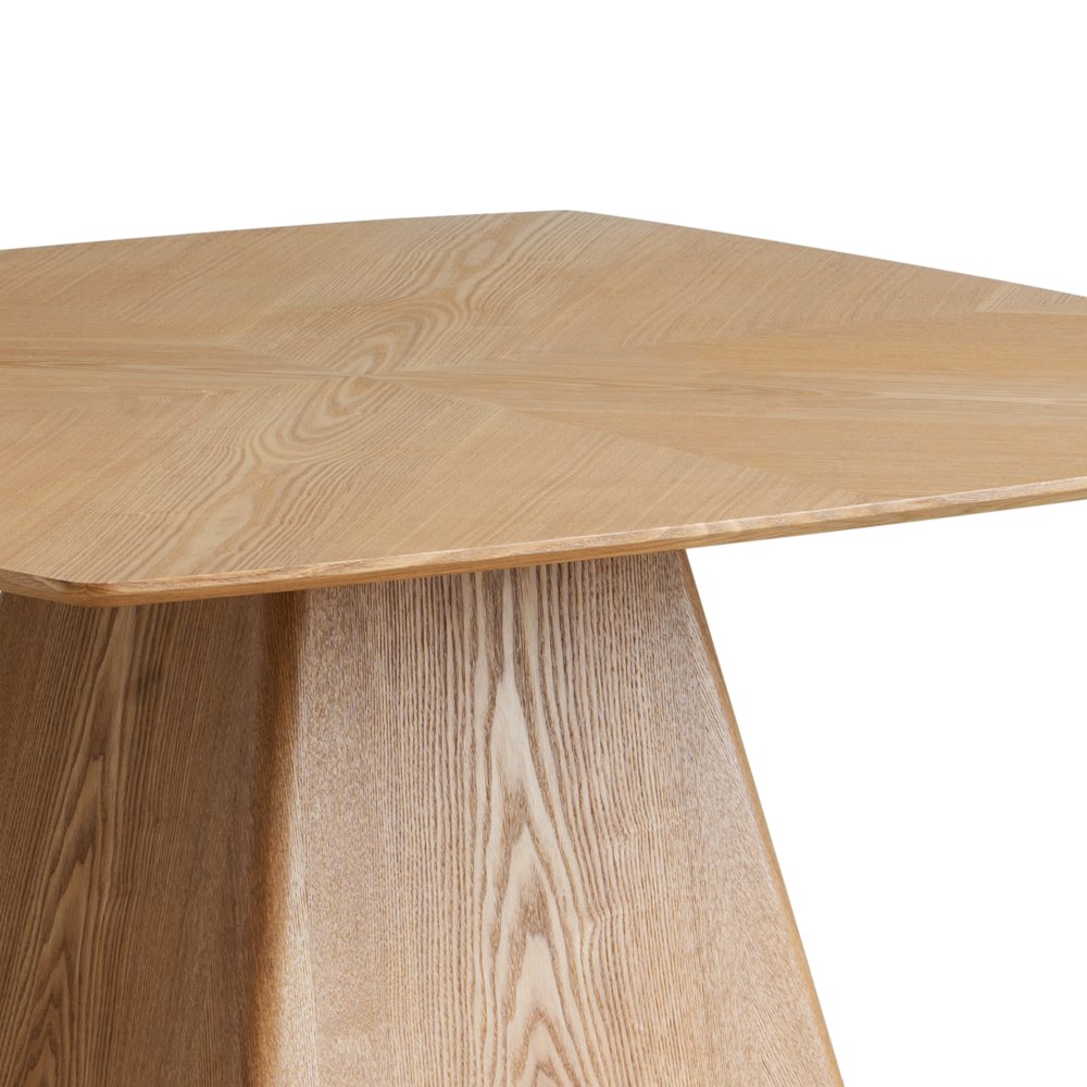Zephry Collection Modern Dining Wooden Square Dining Table in Natural Wood. Picture 15