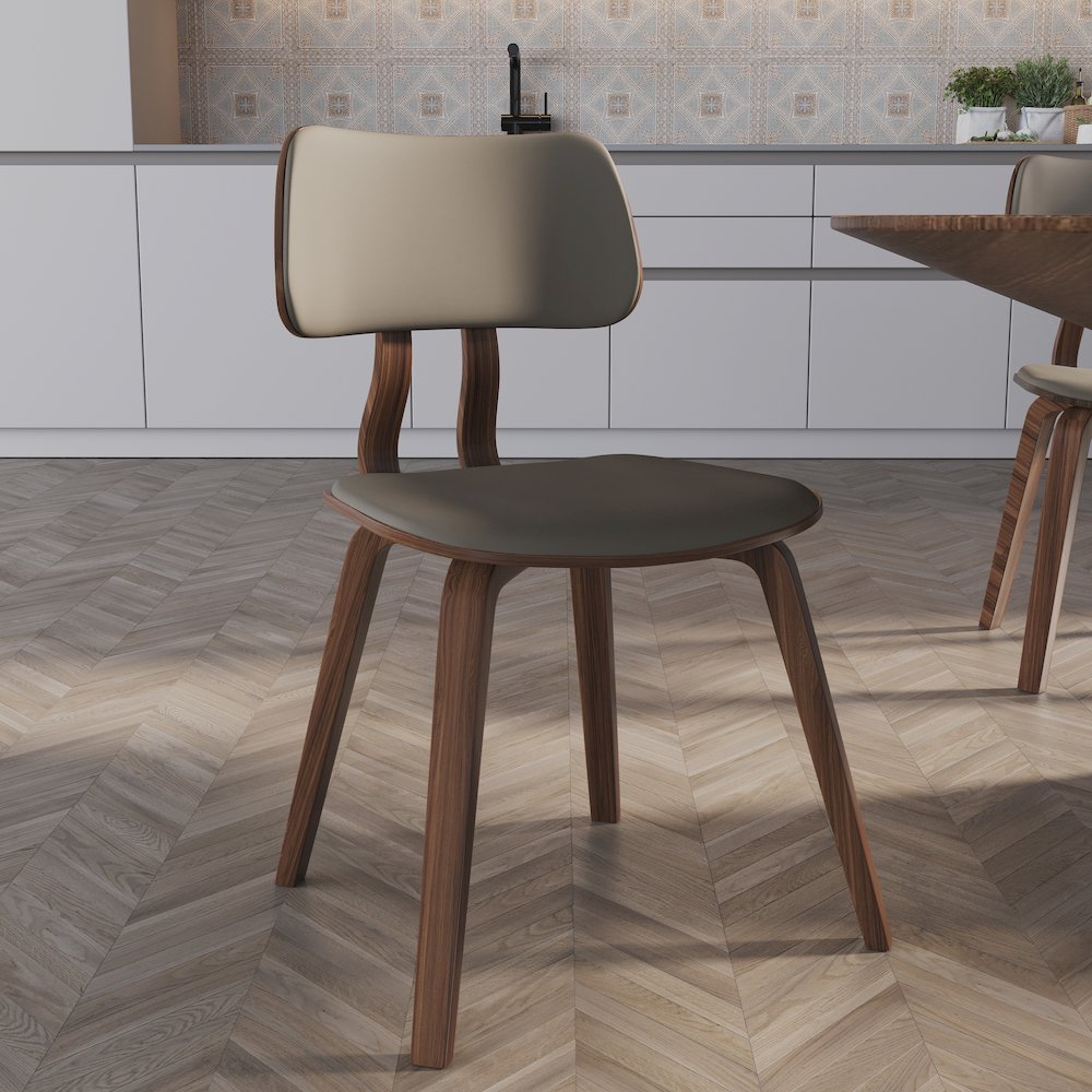 Modern Wooden Dining Chair. Picture 3