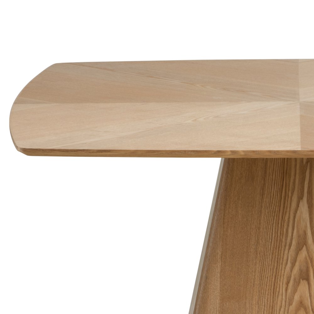 Zephry Collection Modern Dining Wooden Square Dining Table in Natural Wood. Picture 14