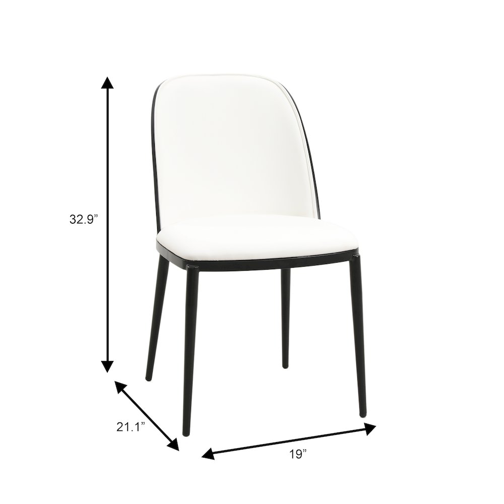 Tule Mid-Century Modern Dining Side Chair. Picture 16