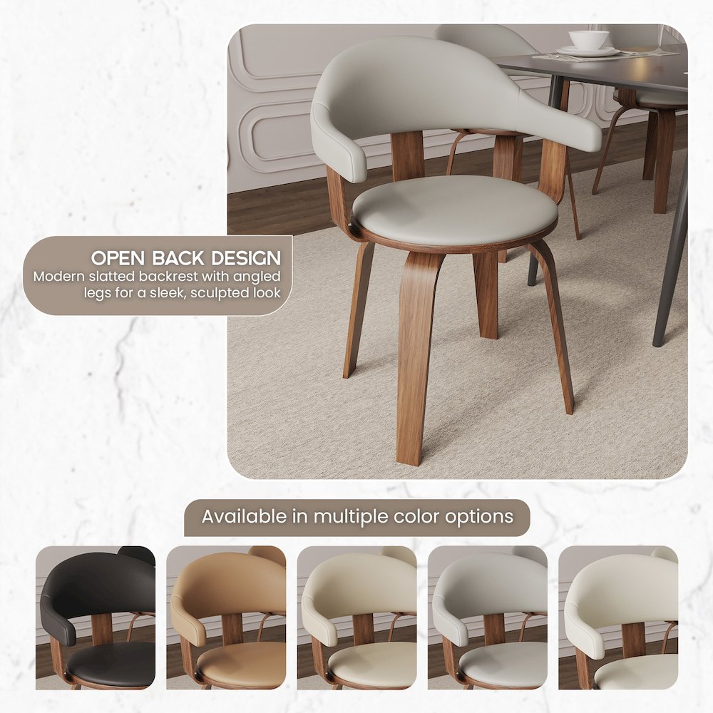 Modern Wooden Dining Chair. Picture 3