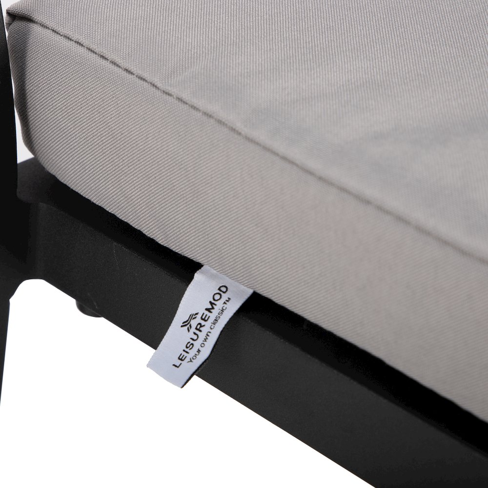 Chelsea Collection Modern Aluminum Outdoor Bar Chair. Picture 20