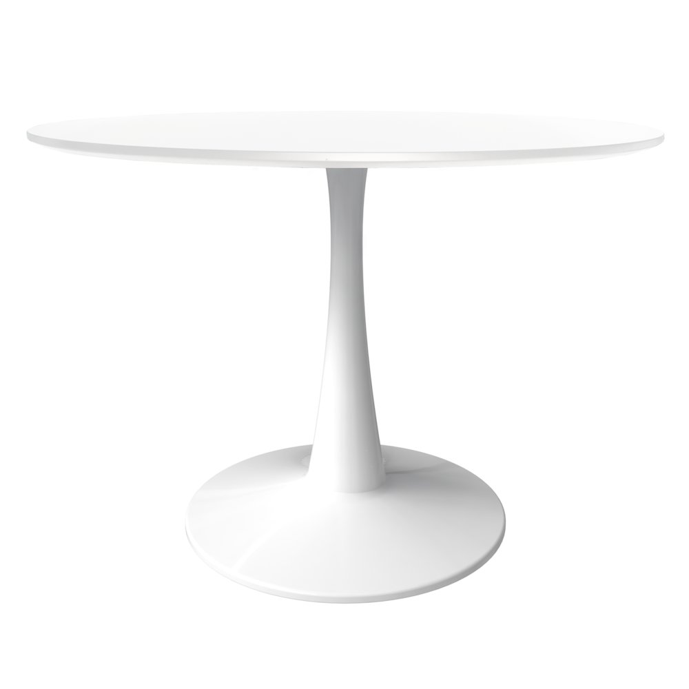 Bristol, 40" Round dining table in White. Picture 15
