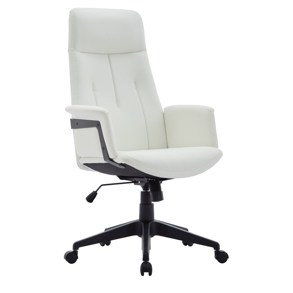 Inifini Collection Modern Office Chair In White. Picture 15