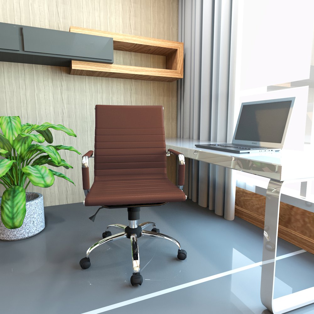 Harris Modern Adjustable Office Executive Swivel Chair Task Office Chair. Picture 5