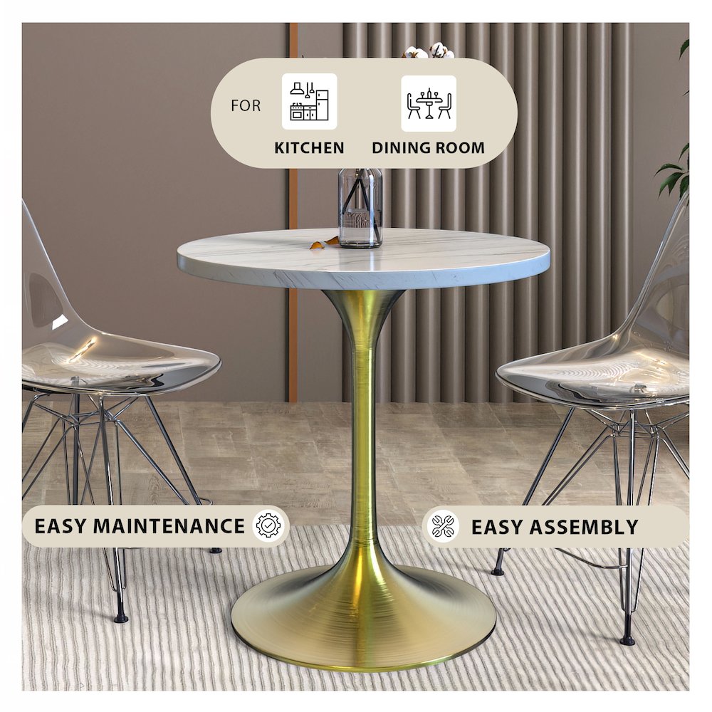 Verve Collection 27 Round Dining Table. Picture 3