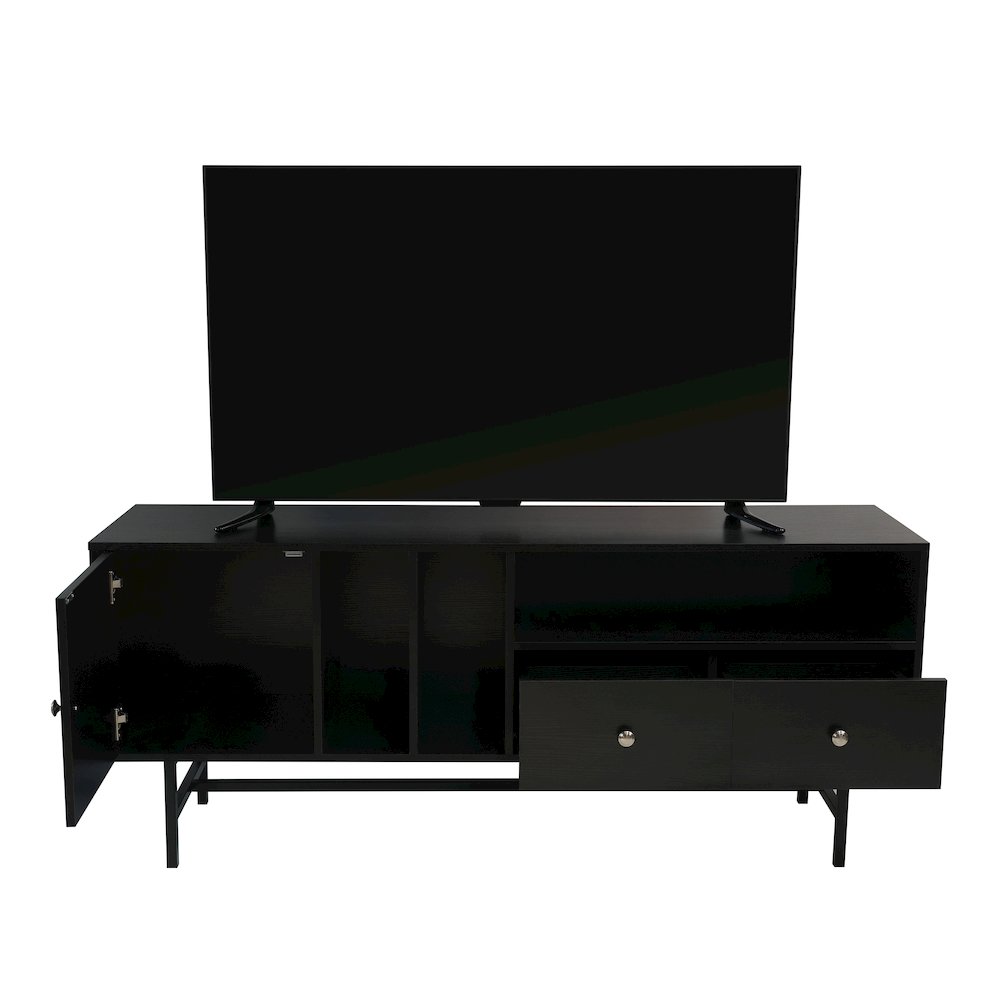 Rochester Modern Rectangular TV Stand. Picture 5