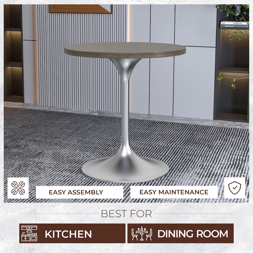 Verve Collection 27" Round Dining Table. Picture 3