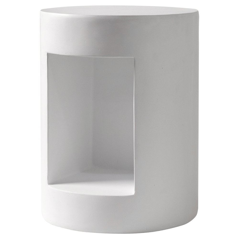 Modern Side End Table Nook Series In White. Picture 6