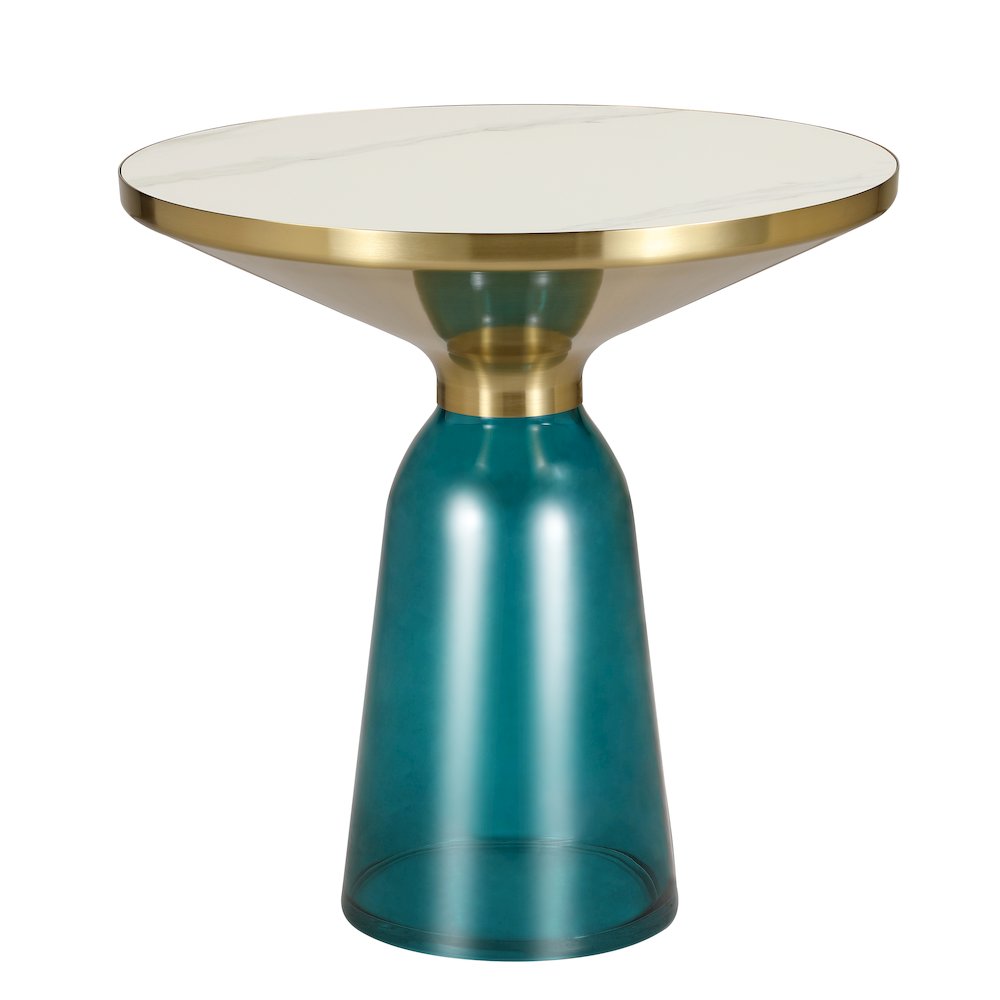 Tully Collection Glass side Table. Picture 4