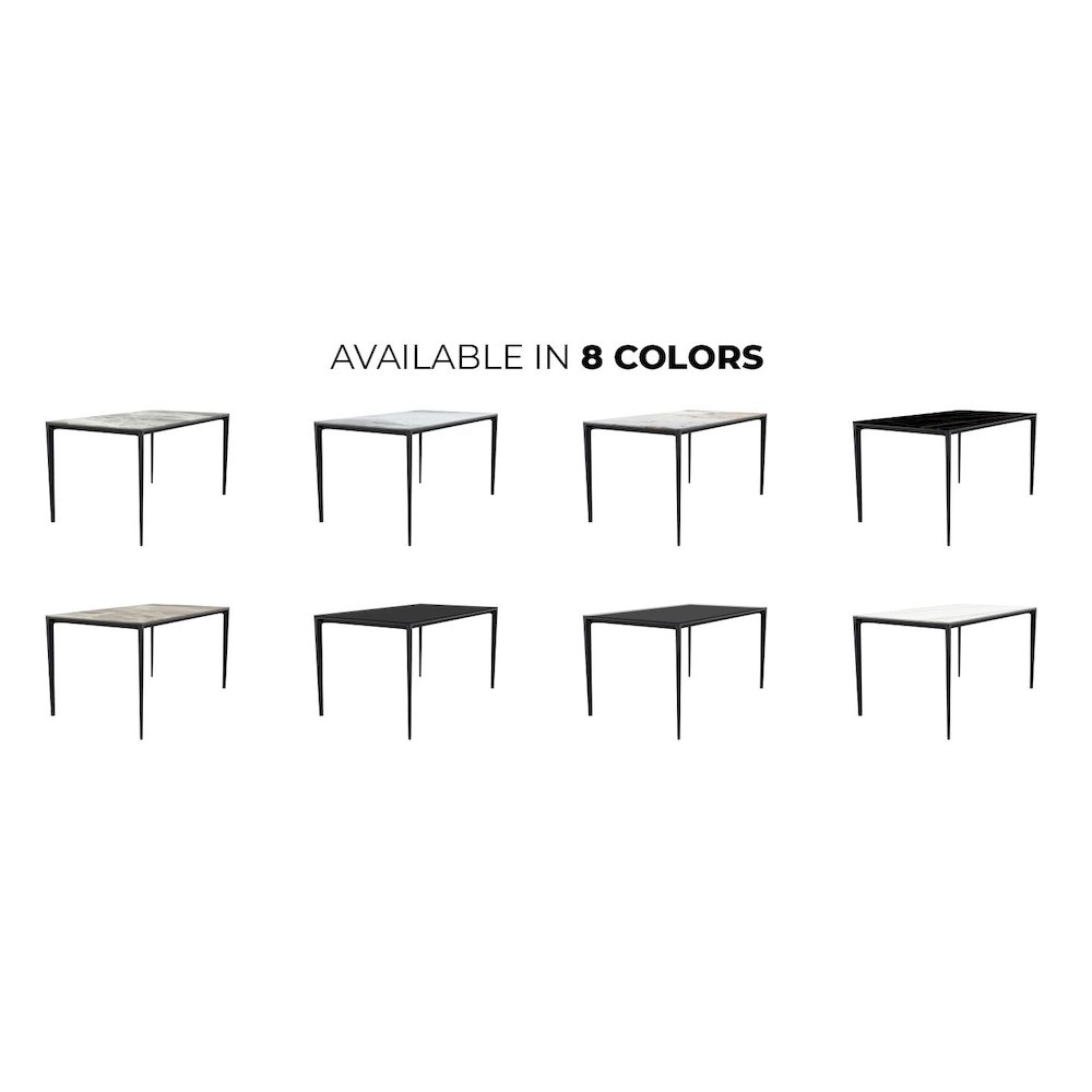 Lume Collection Modern Dining Chair in Dark Taupe Set of 4. Picture 20