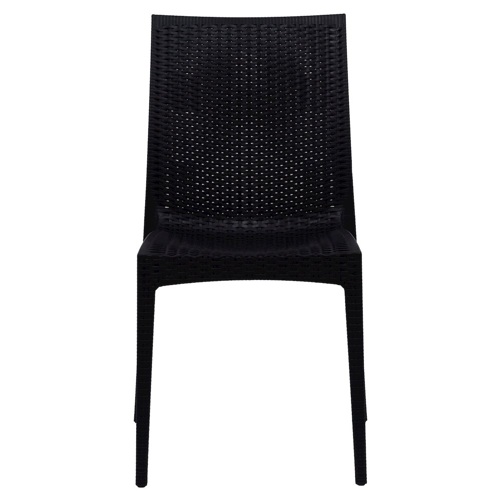 Weave Mace Indoor/Outdoor Dining Chair (Armless), Set of 2. Picture 3