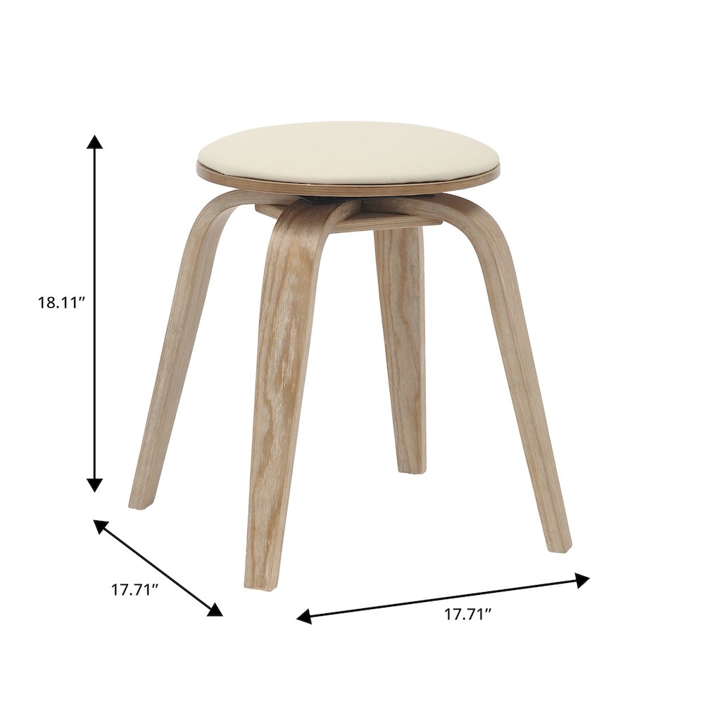 Modern Wooden Dining Stool. Picture 12