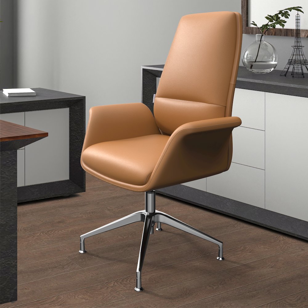 Summit Office Chair in Acorn Brown. Picture 7