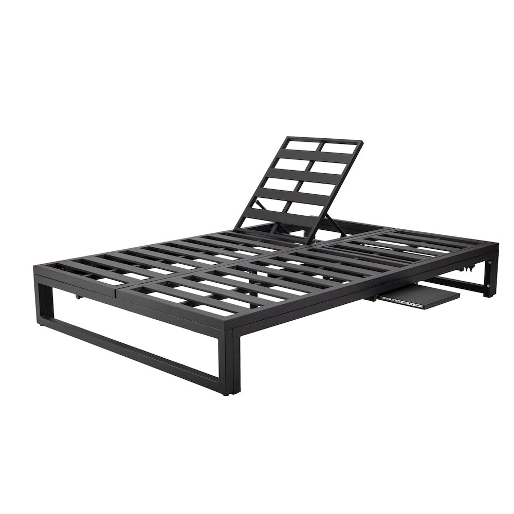 Chelsea Convertible Lounge Reclining Double Chaise With Cushions. Picture 16