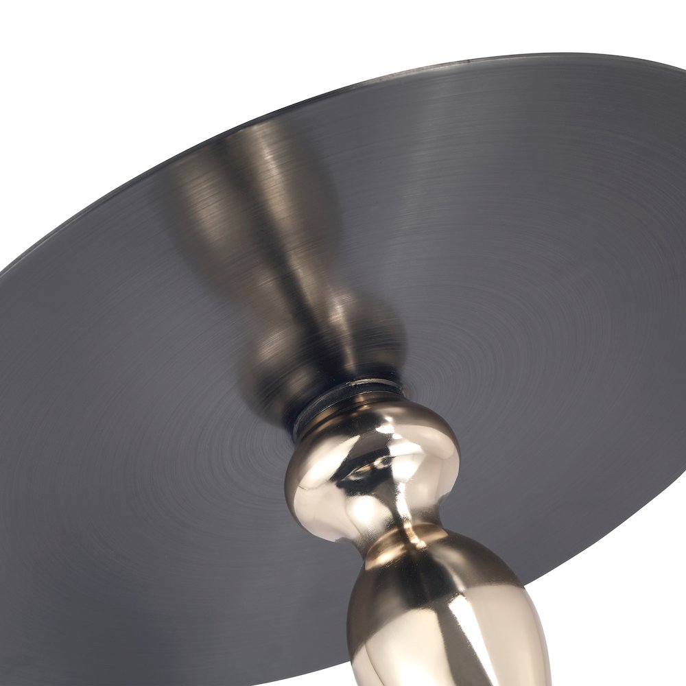 Savoy Collection Modern End Table In Shiny Black. Picture 17