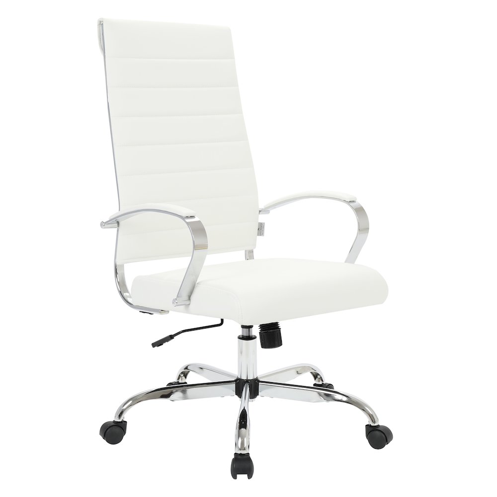 Benmar High-Back Leather Office Chair. Picture 8