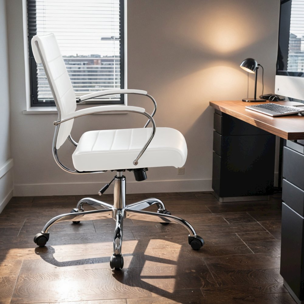 Benmar Leather Office Chair. Picture 10