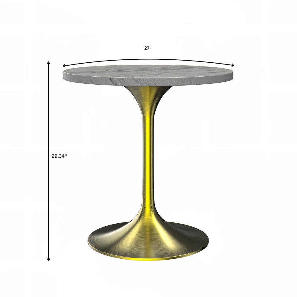 Verve Collection 27 Round Dining Table. Picture 10