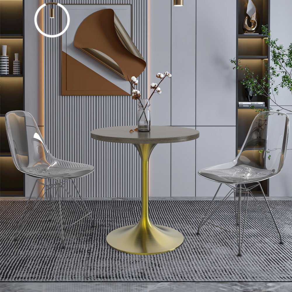 Verve Collection 27" Round Dining Table. Picture 10