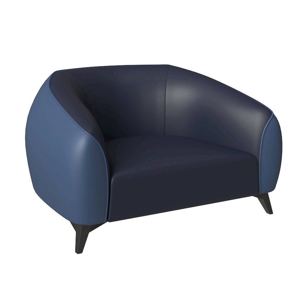 Opula Collection Single Seater Sofa In Blue. Picture 2