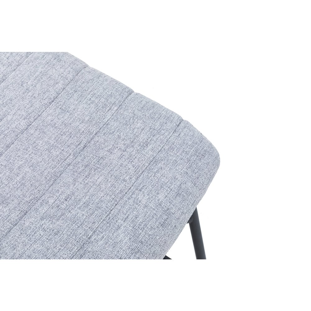 Zylar Series Office Guest Chair in Grey Fabric. Picture 4