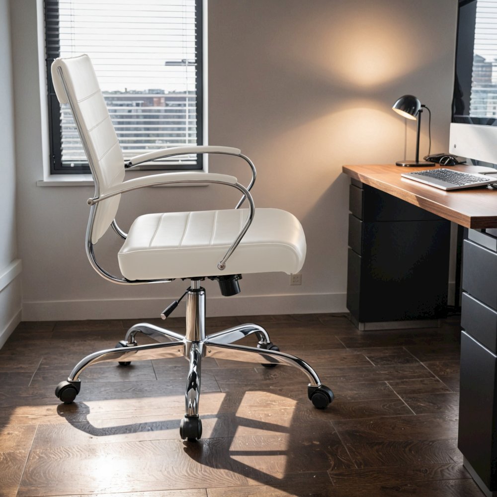 Benmar Leather Office Chair. Picture 7