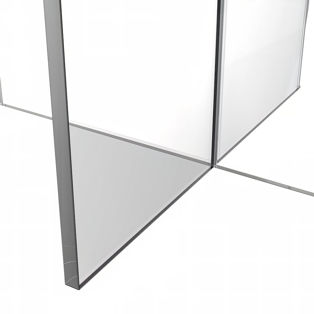 Valore Collection 28" Acrylic Side Table With White Top. Picture 7