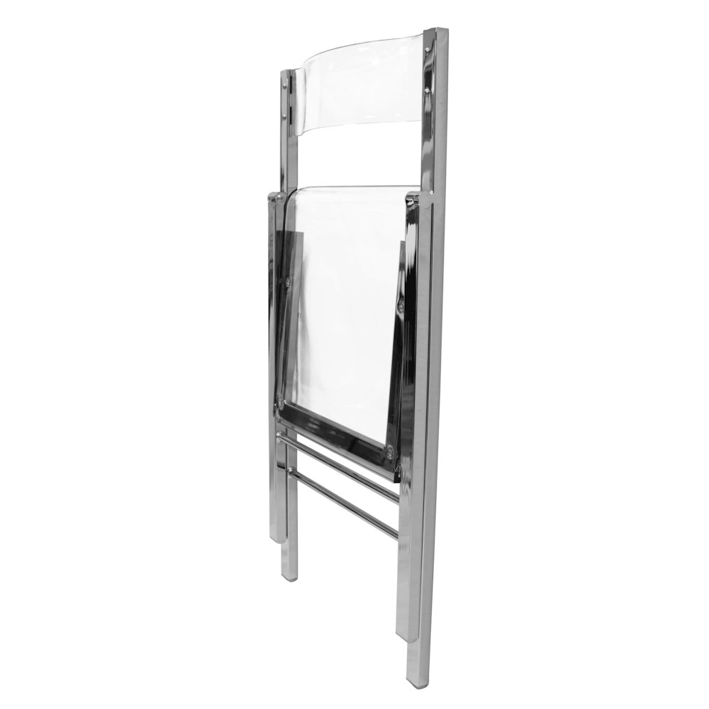 Menno Modern Acrylic Folding Chair. Picture 2